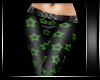 (D)Green Star Leggings