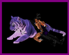 Purple Couple Tiger Pose