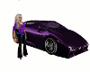 Karma Purple Sports Car