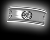 silver jewel cuffs 6pc M
