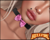 Pnk Rose Bunny Choker