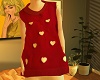 m knit heart red