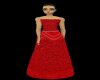 red childs gown
