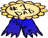 =R= #1 Dad sticker