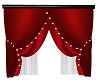 Red Curtains with lights
