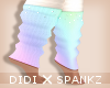 !D! Rainbow VDay Socks