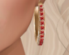 *KA* Ruby Earrings