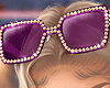 A l Luh purple glasses