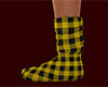 Yellow Sock Plaid Tall F