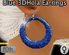 f0h Blue 3DHola Earrings