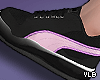 Y- Lilac Black Sneakers