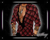 [MA] open shirt tile red