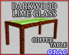 JDW L Glass Coffee Table