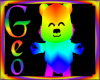 Geo Rainbow Teddy RugArt