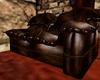 BROWN LEATHER CHILL SEAT