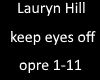 Lauryn hill keep eyes of