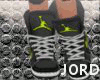 Jordans Green/Grey/Black