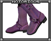 BRoZ Purple Snake Boots