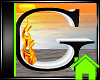 ! Animated Fire Letter G