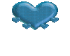 sticker Heart love blue