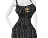 Tweed Dress - Black