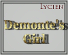 Demonte's Girl Sign