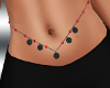 Belly Chain Black Red