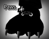 Black Furry Paws