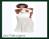 JT Fancy Gown White