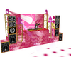 pink&gold DJ table