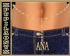 ANA GOLD BELLY CHAINS