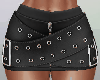Black skirt with a belt