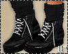 Black Short Boots / Sock
