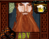 Auburn viking long beard