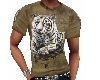 camiseta tigre marron