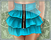 ۞ High Waist Skirt Blue