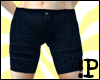 !P Dark Blue Jean Shorts