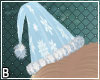 Blue White Santa Hat
