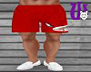 Shark Trunks red