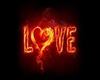 Love Flame Sticker