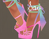 Pink/Rainbow Heels