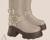 A| Soft Cream Boots