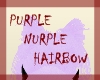 ~Purple Nurple HairBow~