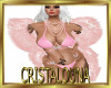 Diva pink fur long boa