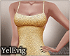 [Y] Cami golden dress