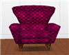 Pink Checkered Chair