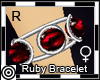 *m  Ruby Bracelet R