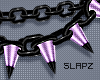 !!S Spike Choker Lilac
