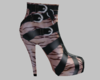 Pink Liger Ankle Boots