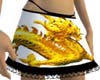 Gold Dragon Miniskirt
